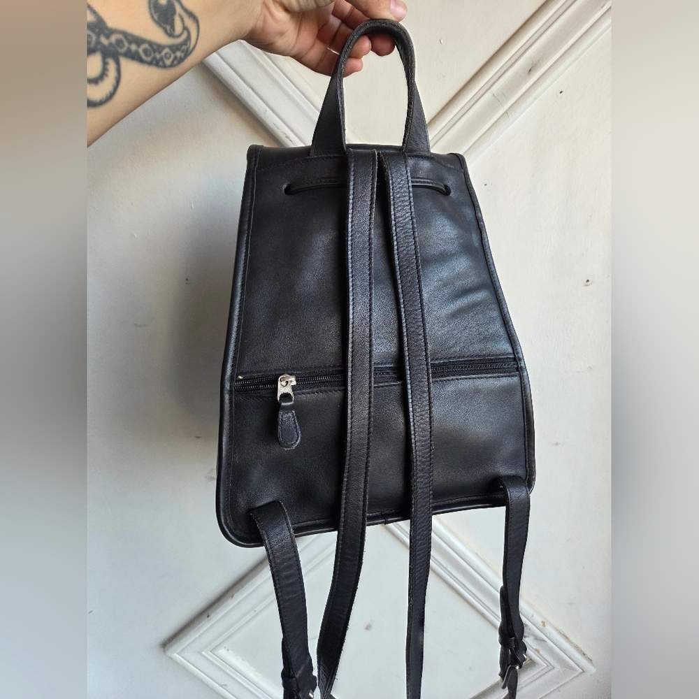 Vintage Coach Large Daypack With Nickle 🖤 9791 - Picture 3 of 15